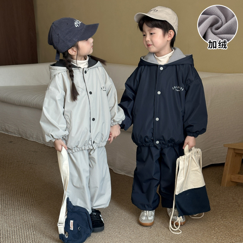 Bộ 2 Món Áo Khoác Có Mũ Cho Bé - đánh giá và giá Toddler Boy Winter Fleece Jacket