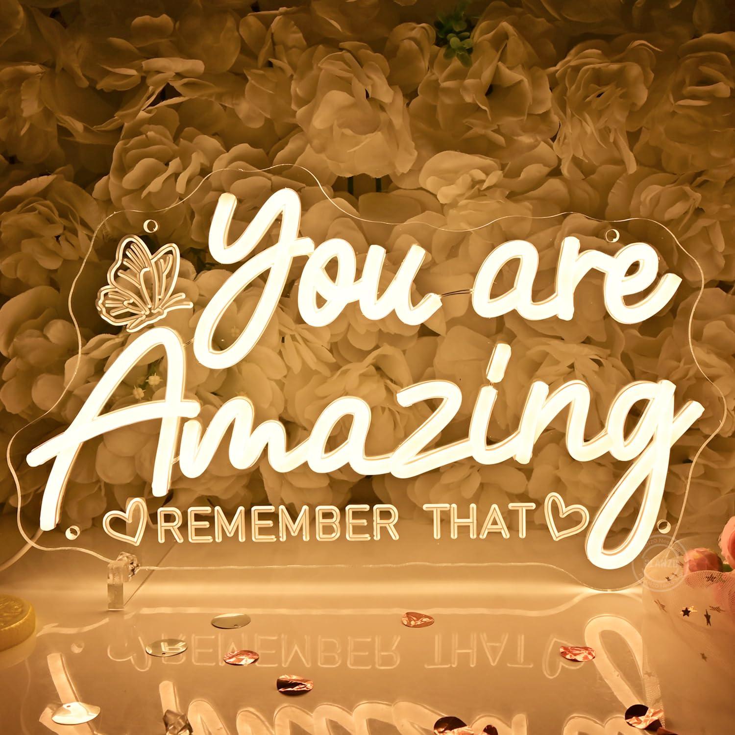 You Are Amazing Neon Sign Dimm - đánh giá và giá Nursery