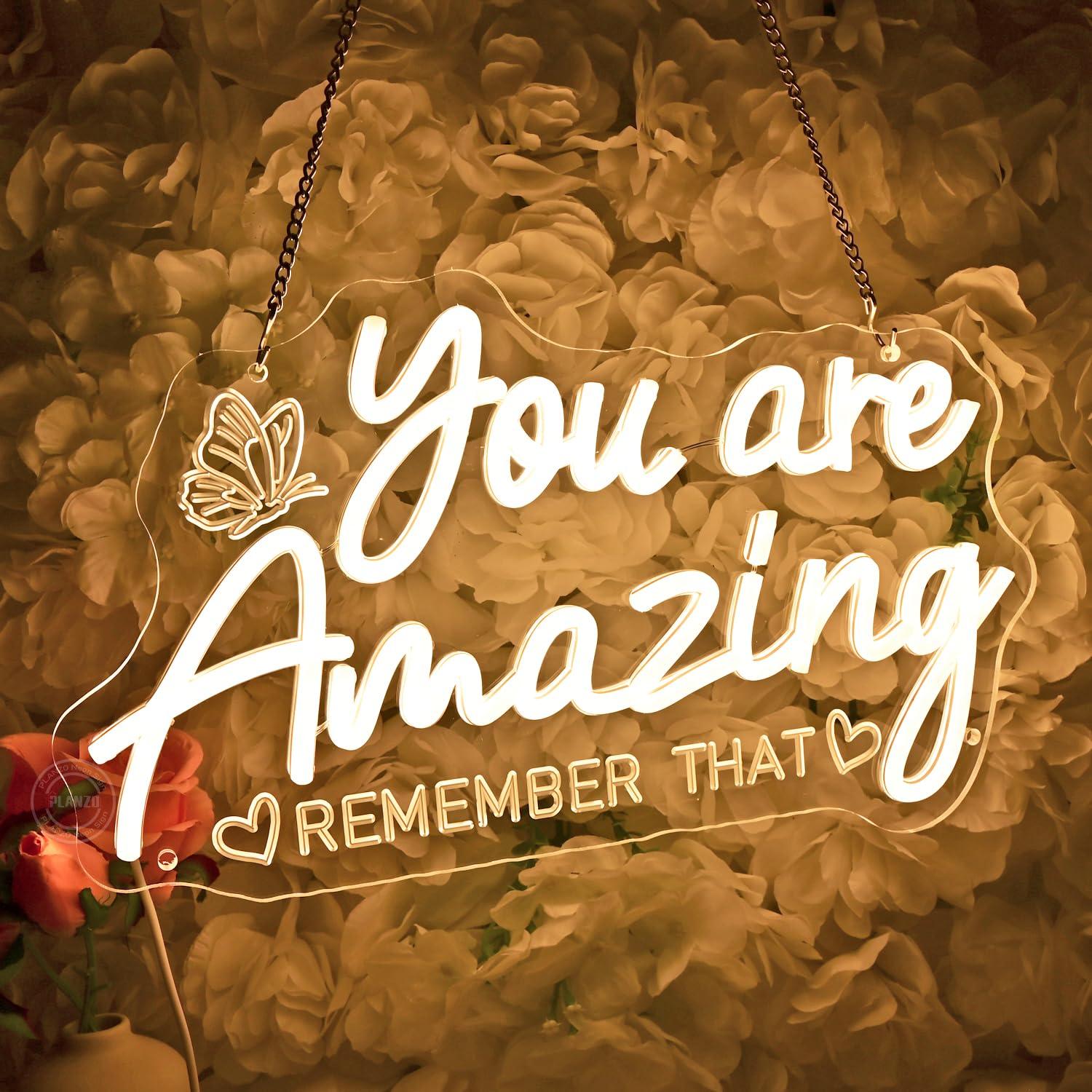 You Are Amazing Neon Sign Dimm - đánh giá và giá Nursery